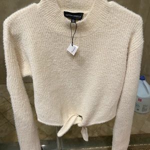 Cute and sexy fuzzy sweater Size M/L